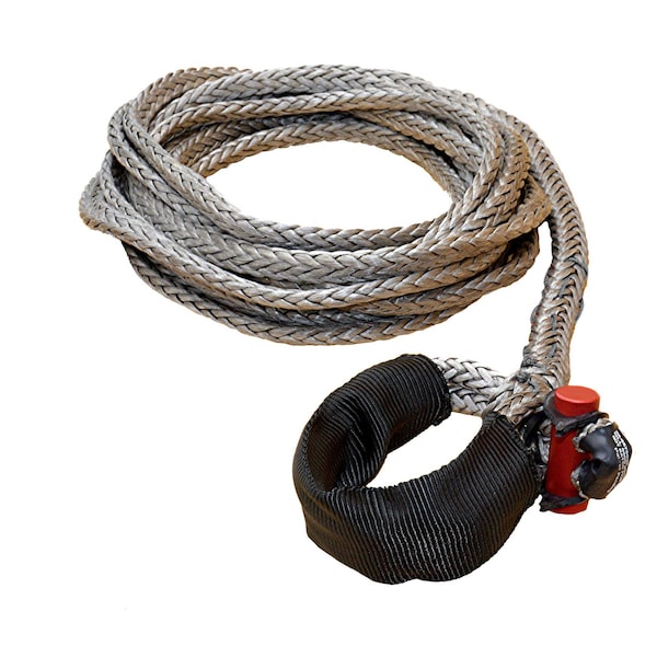 3/8 in. x 25 ft. 6,600 lbs. WLL. LockJaw Synthetic Winch Line Extension w/Integrated Shackle